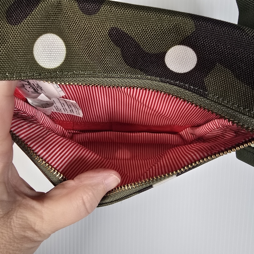 NWOT Herschel Supply Co. Fifteen Belt Bag  Woodland Camo White Dot Fanny Pack - Picture 7 of 8